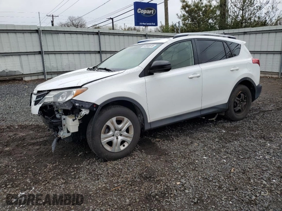 2014 Toyota RAV4 LE with VIN JTMBFREV9ED079488, listed as a Copart auction lot 52695515 with 106,097 mi miles and Salvage Title. Bid and sale history available at DreamBid. Image 1.