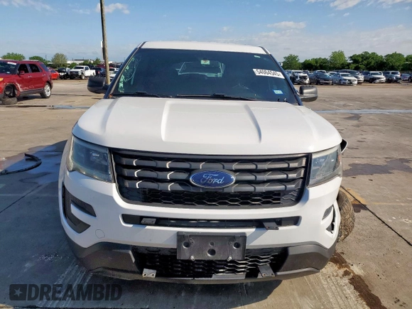 2018 Ford Police Interceptor Utility с VIN 1FM5K8AR0JGA72641, выставлен на аукционе Copart как лот 54064545 с пробегом 104 638 миль миль и Списание • Salvage title. История ставок и продаж доступна на DreamBid. Изображение 5.