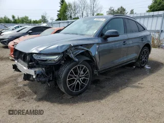 2022 Audi Q5 Sportback S line Prestige with VIN WA16AAFY1N2133916, listed as a Copart auction lot 60888415 with 29,200 mi miles and Salvage title. Bid and sale history available at DreamBid. Image 1.
