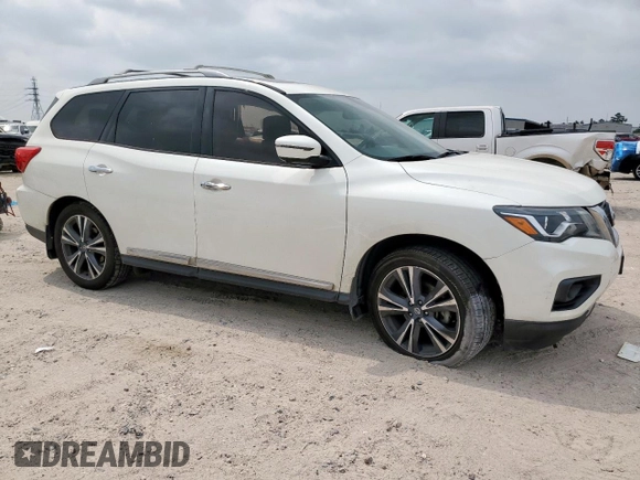 2019 Nissan Pathfinder SL z VIN 5N1DR2MN9KC603230, wystawiony jako Copart lot #57322315 z przebiegiem 93 979 mil mil oraz Szkoda całkowita • Salvage title. Historia ofert i sprzedaży dostępna na DreamBid. Obrazek 4.