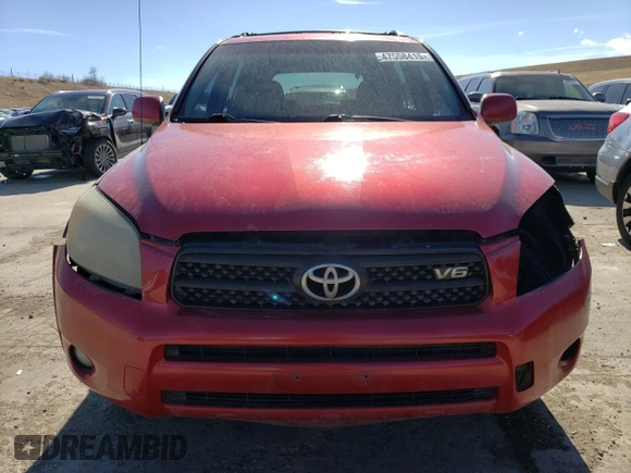 2007 Toyota RAV4 Sport with VIN JTMBK32V875024119, listed as a Copart auction lot 47658415 with 237,826 mi miles and Salvage Title. Bid and sale history available at carsss.com. Image 5.