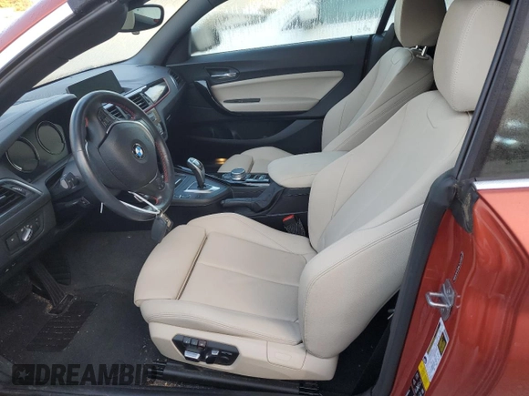 2020 BMW 2 Series 230i xDrive with VIN WBA2K1C09L7E19061, listed as a Copart auction lot 75654464 with 35,785 mi miles and Salvage Title. Bid and sale history available at carsss.com. Image 7.