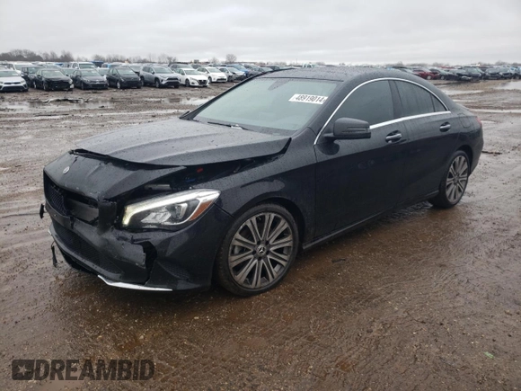 2018 Mercedes-Benz CLA 250 with VIN WDDSJ4GB6JN656413, listed as a Copart auction lot 48919014 with 51,192 mi miles and . Bid and sale history available at DreamBid. Image 1.