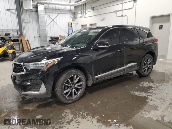 2021 Acura RDX w/Advance Package with VIN 5J8TC2H77ML806344, listed as a Copart auction lot 85794344 with 56,135 mi miles and Clean Title. Bid and sale history available at carsss.com. Image 1.