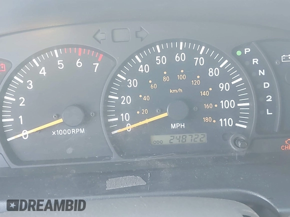 2000 Toyota Tundra SR5 with VIN 5TBRT3419YS066745, listed as a IAAI auction lot 42056620 with 248,722 mi miles and . Bid and sale history available at DreamBid. Image 16.