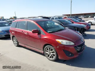 2012 Mazda Mazda5 Grand Touring with VIN JM1CW2DL1C0132281, listed as a IAAI auction lot 41698161 with 121,179 mi miles. Bid and sale history available at carsss.com. Image 1.