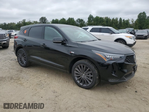 2023 Acura RDX w/A-Spec Advance Package with VIN 5J8TC2H81PL006474, listed as a Copart auction lot 72649754 with 18,538 mi miles and Salvage Title. Bid and sale history available at carsss.com. Image 4.
