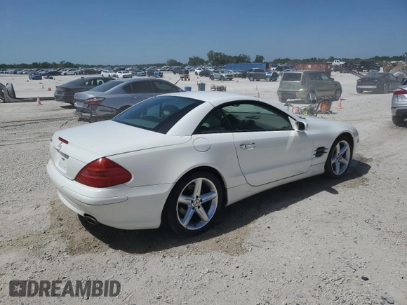 2004 Mercedes-Benz SL 500 z VIN WDBSK75F94F086404, wystawiony jako Copart lot #48960275 z przebiegiem 98 019 mil mil oraz Szkoda całkowita • Salvage title. Historia ofert i sprzedaży dostępna na DreamBid. Obrazek 3.