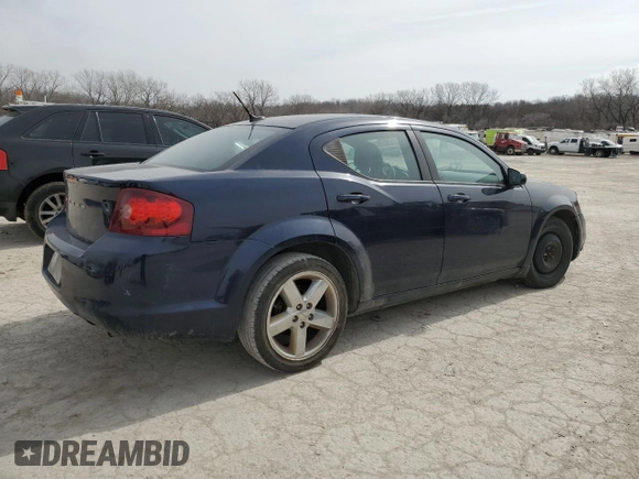 2013 Dodge Avenger SE with VIN 1C3CDZAB5DN688600, listed as a Copart auction lot 47686475 with 126,183 mi miles and Clean Title. Bid and sale history available at carsss.com. Image 3.