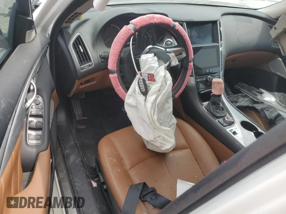 2023 Infiniti Q50 Luxe with VIN JN1EV7BP9PM512260, listed as a Copart auction lot 52326655 with Not provided miles and Salvage title. Bid and sale history available at DreamBid. Image 8.