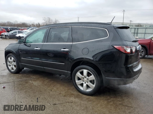 2017 Chevrolet Traverse Premier with VIN 1GNKVJKD4HJ174490, listed as a Copart auction lot 43977115 with 130,144 mi miles and Salvage Title. Bid and sale history available at DreamBid. Image 2.