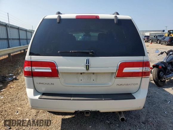 2008 Lincoln Navigator with VIN 5LMFU28598LJ00255, listed as a Copart auction lot 62189995 with 238,029 mi miles and Salvage title. Bid and sale history available at DreamBid. Image 6.