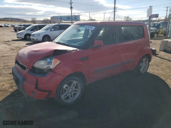 2010 Kia Soul + with VIN KNDJT2A22A7164835, listed as a Copart auction lot 46226345 with 151,313 mi miles and Salvage Title. Bid and sale history available at carsss.com. Image 1.