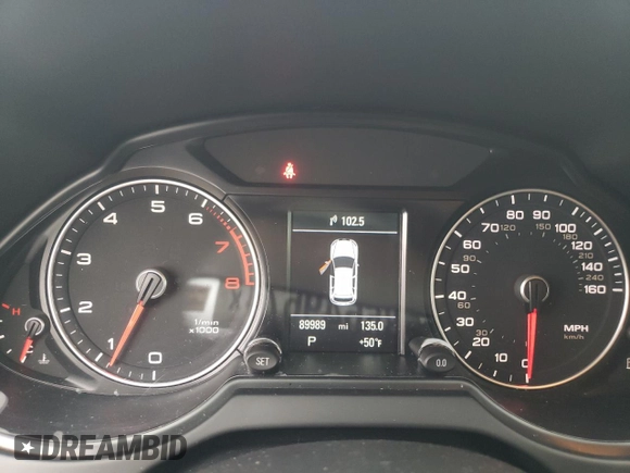 2017 Audi Q5 Premium with VIN WA1C2AFP7HA080592, listed as a Copart auction lot 86649674 with 89,989 mi miles and Salvage Title. Bid and sale history available at carsss.com. Image 9.