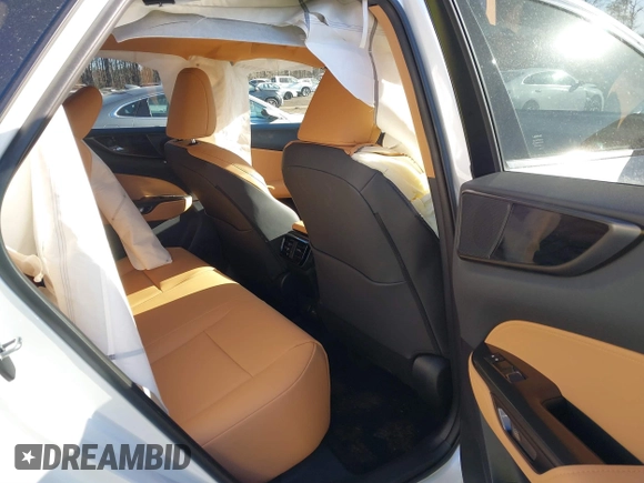 2025 Lexus NX with VIN JTJGGCEZ4S2023563, listed as a IAAI auction lot 41445692 with 210 mi miles. Bid and sale history available at carsss.com. Image 8.