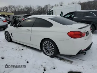 2015 BMW 4 Series 435i xDrive with VIN WBA3R5C58FK372610, listed as a Copart auction lot 43156135 with 107,031 mi miles and Salvage title. Bid and sale history available at DreamBid. Image 2.