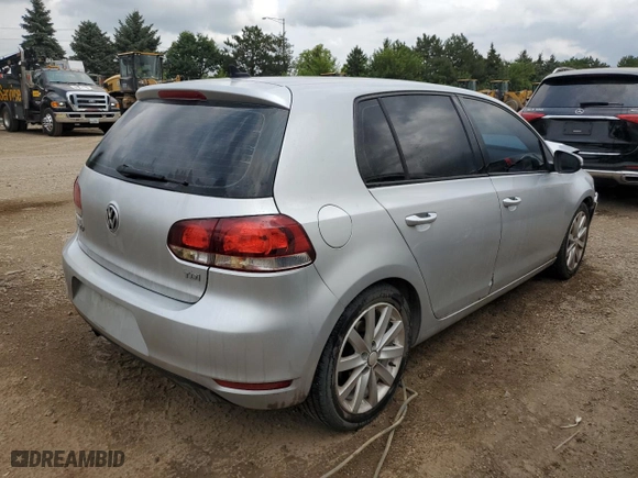 2011 Volkswagen Golf TDI with VIN WVWNM7AJ9BW050759, listed as a Copart auction lot 64454374 with 188,186 mi miles and Salvage Title. Bid and sale history available at carsss.com. Image 3.