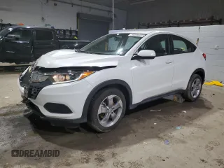 2021 Honda HR-V LX with VIN 3CZRU6H35MM718556, listed as a Copart auction lot 86600034 with 23,335 mi miles and Salvage Title. Bid and sale history available at carsss.com. Image 1.