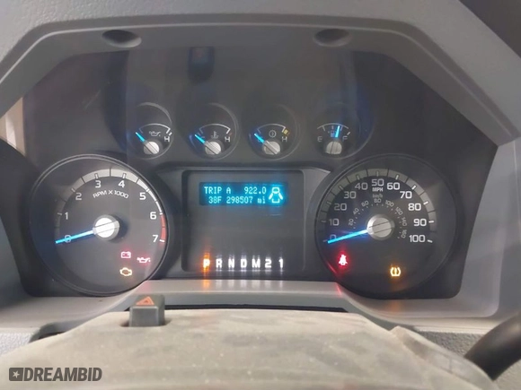 2012 Ford Super Duty F-250 SRW XL with VIN 1FT7X2B69CED00361, listed as a IAAI auction lot 41037285 with 298,507 mi miles. Bid and sale history available at carsss.com. Image 7.