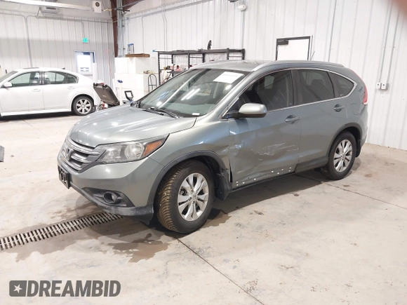 2012 Honda CR-V EX-L with VIN JHLRM4H70CC020419, listed as a IAAI auction lot 41814998 with 99,777 mi miles. Bid and sale history available at carsss.com. Image 2.