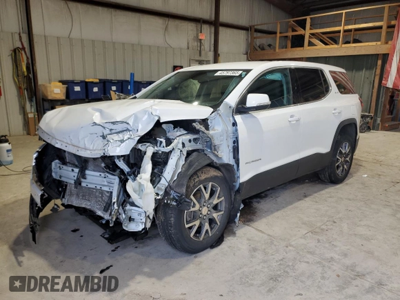 2020 GMC Acadia SLE z VIN 1GKKNKLAXLZ163690, wystawiony jako Copart lot #45797365 z przebiegiem 86 868 mil mil oraz Szkoda całkowita • Salvage title. Historia ofert i sprzedaży dostępna na DreamBid. Obrazek 1.