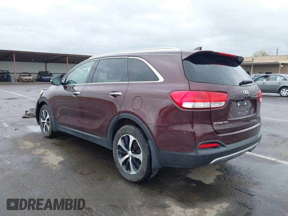 2017 Kia Sorento EX V6 with VIN 5XYPH4A50HG261420, listed as a IAAI auction lot 41933777 with 90,784 mi miles. Bid and sale history available at carsss.com. Image 3.