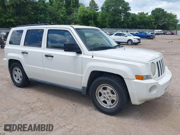 2009 Jeep Patriot Sport with VIN 1J4FT28AX9D194756, listed as a IAAI auction lot 42234357 with 179,873 mi miles and . Bid and sale history available at DreamBid. Image 1.