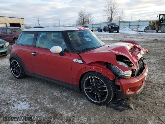 2008 MINI Cooper Hardtop S with VIN WMWMF73538TT92611, listed as a Copart auction lot 88567525 with NaN miles and Non Repairable. Bid and sale history available at carsss.com. Image 4.