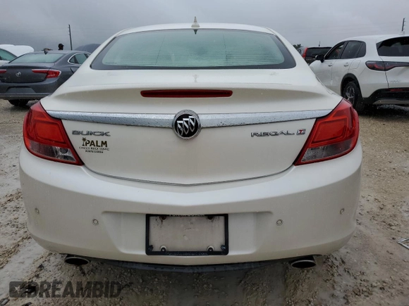 2012 Buick Regal Turbo Premium 1 с VIN 2G4GS5EV6C9127982, выставлен на аукционе Copart как лот 51571505 с пробегом Не указан миль и На запчасти • Non repairable. История ставок и продаж доступна на DreamBid. Изображение 6.