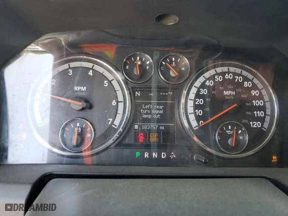 2009 Dodge Ram 1500 ST with VIN 1D3HB18T59S705399, listed as a Copart auction lot 69536564 with 183,757 mi miles and Salvage Title. Bid and sale history available at carsss.com. Image 9.
