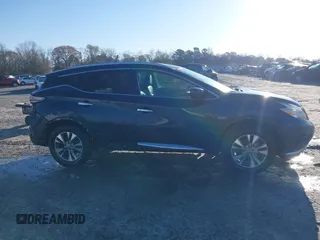 2016 Nissan Murano Platinum with VIN 5N1AZ2MG8GN120103, listed as a IAAI auction lot 41750780 with 28,516 mi miles. Bid and sale history available at carsss.com. Image 13.