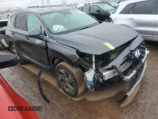 2023 Hyundai Santa Fe SE with VIN 5NMS1DAJ8PH606564, listed as a Copart auction lot 43763605 with 28,326 mi miles and Salvage Title. Bid and sale history available at carsss.com. Image 4.