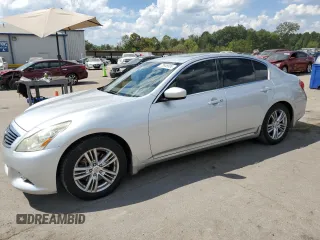 2012 Infiniti G25 Journey with VIN JN1DV6AP5CM812444, listed as a Copart auction lot 72646804 with 163,538 mi miles and Clean Title. Bid and sale history available at carsss.com. Image 1.