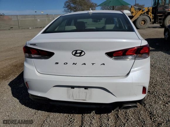 2018 Hyundai Sonata SEL with VIN 5NPE34AF3JH624922, listed as a Copart auction lot 51454004 with 61,295 mi miles and Salvage Title. Bid and sale history available at carsss.com. Image 6.