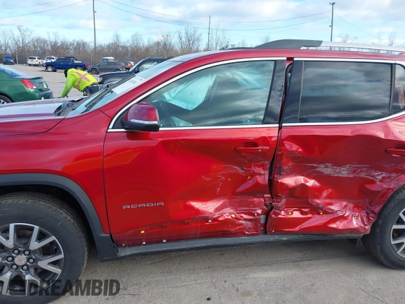 2021 GMC Acadia SLE with VIN 1GKKNRLS9MZ202000, listed as a IAAI auction lot 41855361 with 35,105 mi miles. Bid and sale history available at carsss.com. Image 6.