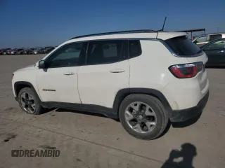 2020 Jeep Compass Limited with VIN 3C4NJCCB0LT229707, listed as a Copart auction lot 47611795 with 95,980 mi miles and Salvage Title. Bid and sale history available at DreamBid. Image 2.
