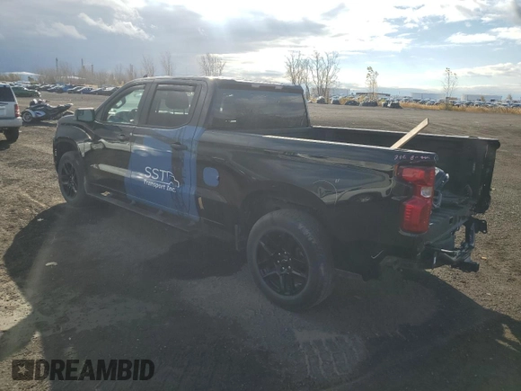 2023 Chevrolet Silverado 1500 Custom with VIN 1GCPDBEK7PZ141257, listed as a Copart auction lot 78807434 with 46,789 mi miles and Salvage Title. Bid and sale history available at DreamBid. Image 2.