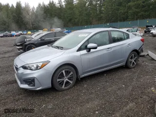 2019 Subaru Impreza Premium with VIN 4S3GKAD66K3608121, listed as a Copart auction lot 46422435 with 48,448 mi miles and Salvage Title. Bid and sale history available at carsss.com. Image 1.
