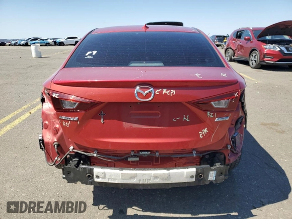 2015 Mazda 3 S Touring with VIN JM1BM1V39F1243119, listed as a Copart auction lot 53475575 with 132,464 mi miles and Salvage Title. Bid and sale history available at DreamBid. Image 6.