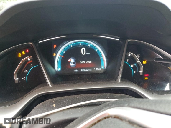 2016 Honda Civic EX with VIN 19XFC2F75GE246433, listed as a Copart auction lot 56512835 with 98,560 mi miles and Salvage Title. Bid and sale history available at DreamBid. Image 9.