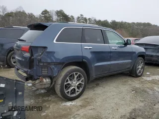 2021 Jeep Grand Cherokee 80th Anniversary with VIN 1C4RJFBG9MC591340, listed as a Copart auction lot 88441085 with 38,351 mi miles and Salvage title. Bid and sale history available at DreamBid. Image 3.