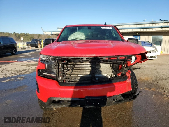 2021 Chevrolet Silverado 1500 RST with VIN 1GCUYEET1MZ356839, listed as a Copart auction lot 43963905 with 53,608 mi miles and Salvage Title. Bid and sale history available at carsss.com. Image 5.