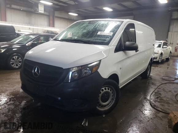 2022 Mercedes-Benz Metris Cargo z VIN W1YV0BEY1N4149965, wystawiony jako Copart lot #45751045 z przebiegiem 44 750 mil mil oraz Szkoda całkowita • Salvage title. Historia ofert i sprzedaży dostępna na DreamBid. Obrazek 1.