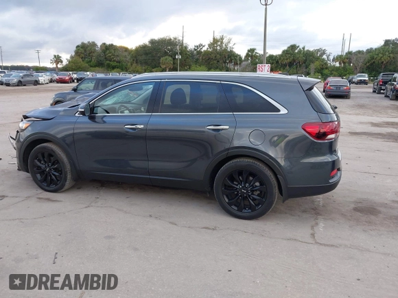 2020 Kia Sorento EX V6 with VIN 5XYPH4A52LG707253, listed as a IAAI auction lot 41201693 with 72,154 mi miles. Bid and sale history available at carsss.com. Image 14.