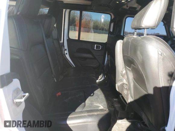 2019 Jeep Wrangler Unlimited Sahara with VIN 1C4HJXEGXKW651960, listed as a Copart auction lot 84255444 with 61,982 mi miles and Salvage title. Bid and sale history available at DreamBid. Image 10.