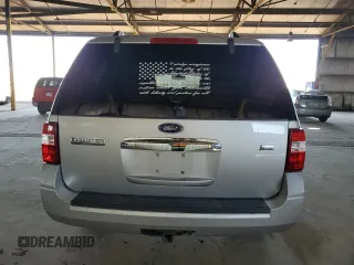 2010 Ford Expedition SSV with VIN 1FMJU1F53AEA00625, listed as a Copart auction lot 61420585 with 126,334 mi miles and Salvage title. Bid and sale history available at DreamBid. Image 6.