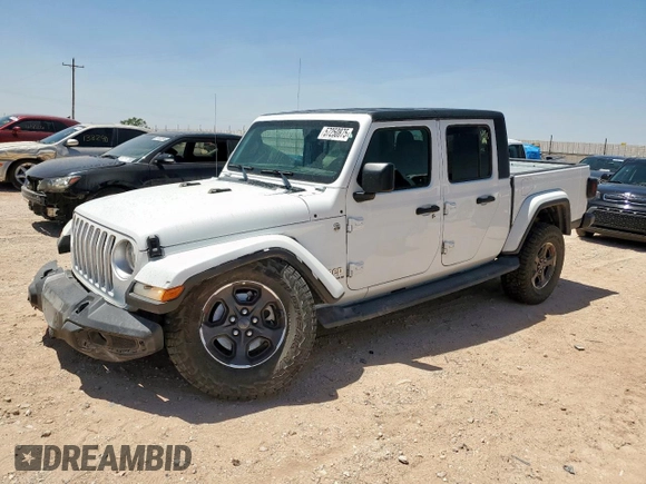 2023 Jeep Gladiator Overland z VIN 1C6HJTFG8PL553372, wystawiony jako Copart lot #57250875 z przebiegiem 14 725 mil mil oraz Szkoda całkowita • Salvage title. Historia ofert i sprzedaży dostępna na DreamBid. Obrazek 1.