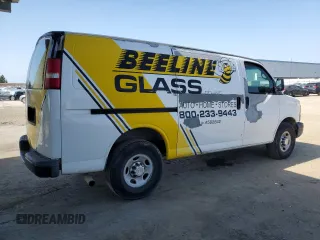 2011 Chevrolet Express Cargo with VIN 1GCWGFBA5B1173914, listed as a Copart auction lot 55336725 with 198,702 mi miles and Clean Title. Bid and sale history available at carsss.com. Image 3.