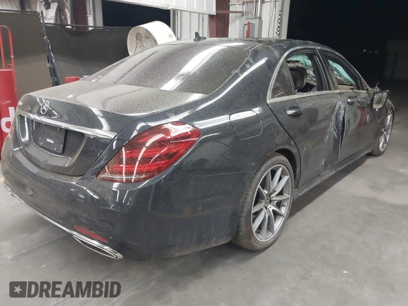 2020 Mercedes-Benz S-Class S 560 with VIN WDDUG8DB7LA505643, listed as a IAAI auction lot 41959588 with 37,307 mi miles. Bid and sale history available at carsss.com. Image 4.
