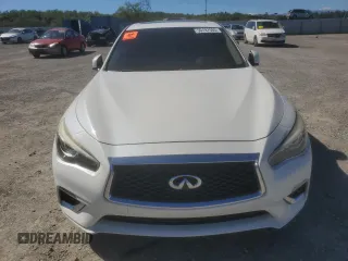 2018 Infiniti Q50 3.0t LUXE with VIN JN1EV7APXJM590653, listed as a Copart auction lot 50197665 with 75,736 mi miles and Salvage Title. Bid and sale history available at carsss.com. Image 5.
